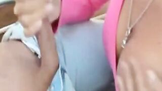 MILF Hunter - Older Woman Sucks barely legal Guy Off And Gulps His Load
