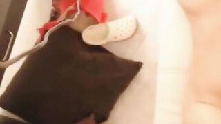 Amature Babes First Time Blowjob - Petite Brunette Teen Sucks & Swallows Massive Load