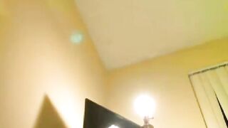Black Girl With Big Booty Rides Dildo For Her WebCam Fans - CamSoda