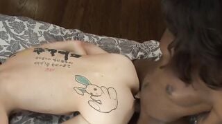 Newbie Crossdresser Debuts as Shemale Sucks & Facesit on Guy - HD