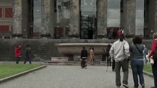 Public Bondage Sex Slavery - Dominatrix Mistress Fucks Submissive Blonde In Front Of Audience