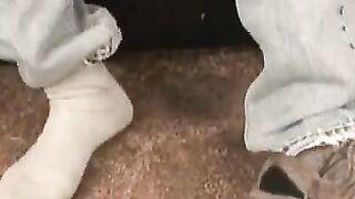 Bald Amateur Teasing Thick Dick Solo Jerk Off Session