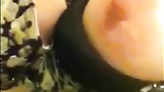 Big-Boobs Busty MILF Plays with Her Massive Natural Breasts