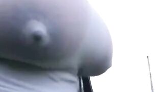 Big Boobie Babe's Public Nudity Adventure