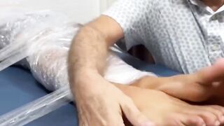 Hairiest Guy Ever - Foot Fetish Fantasy with Hot Model LucyR