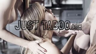 Birthday Surprise - Two Hot Blondes Share Their New Toy With Each Other