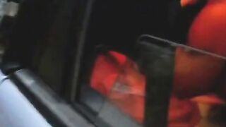 Hot MILF Lisa Sucks And Fingers Her Man While He Drives - Road Head