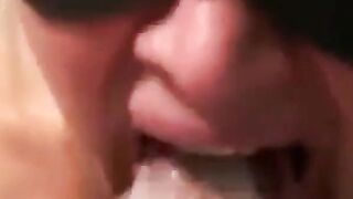 Blonde Milf Swallowing And Deepthroat Blowjob From A Hunk In Sweden