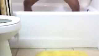 Sexy Blonde Babe's Intimate Bathroom Adventure