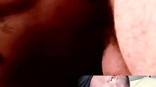 Chubby Guy Gets Passionate Blow Job From Big-Black Dick And Facial