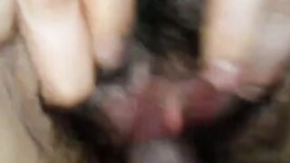 Hairiest Girl Next Door - Old Man's Wife Gets Her Furry Bush Stuffed