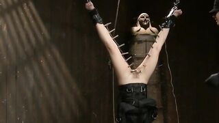 Bondage Beauties - Dominatrix Roughs Up Submissive Slave Girl In Leather Boots