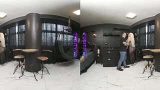 Virtual Reality Porn - Blondie's Risky Adventure with Older Man in VR