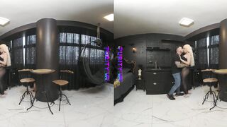 Virtual Reality Porn - Blondie's Risky Adventure with Older Man in VR