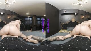 Virtual Reality Porn - Blondie's Risky Adventure with Older Man in VR