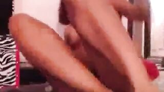 Black Beauty MILF Loves Her Big Dildo - Ebony Mom Fucks Herself to Orgasm