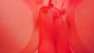 Red-Tight Panties Teen Fucked Hard By StepDad's Friend