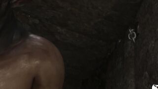 Anal Exploration - Big Dick Pounding Her Asshole While Making Him Eat Out Her Creampie