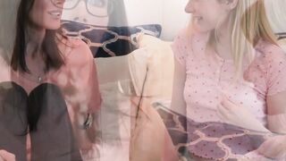 Petites-Stepsister Rimjob with Clitoral Stimulation - Step Mom & Petite Teen