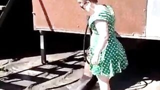 British Babe Goes Wild in Nature - Hiking & Camping Fun