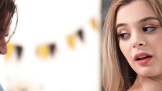 Angel Goesota & Molly Little - Throat-Fucking Double Penetration Orgy