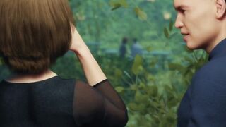 Outdoor Public Affair - Older Step-Mom Fucked by Son's Friend in Woods