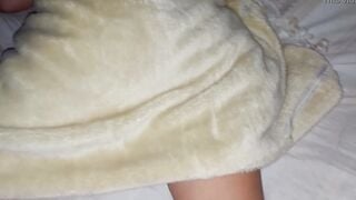 Spying and touching my cousin when she is into her bed