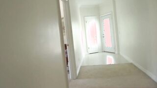 Incredible big boobed stepmother Eve heard some strange noise from her stepsons room
