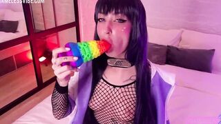 Cumslut Hinata vs Monster Vibrator