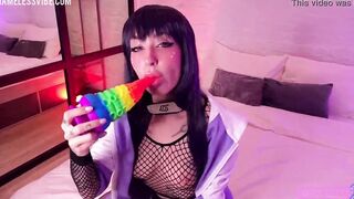 Cumslut Hinata vs Monster Vibrator