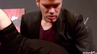 Red Head 19 Year Old Lyen Parker talk To Sex at Job Interview by Boss