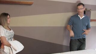 Bae long titty blonde masseuse blows her client