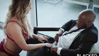 BLACKED Curvy Blonde Kayley spots the man of her fantasies