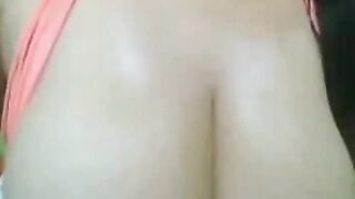 Colombia's Biggest Boobs Chubby Girl Rides A Dildo And Masturbates