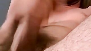 Tatted-Up Hunk Jerking Off His Big Dick With Vigorously Strokes