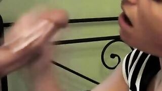 Hot Brunette Babe Gives Unforgettable Blow Job And Facial