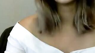 WebCam-Slut Exposes Herself Live On Cam - Naughty Teen Babe Strips Down