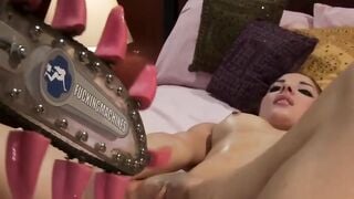 Evelyn Fierceness - Hot Blonde Babe Sucks And Rides A Big Black Dick