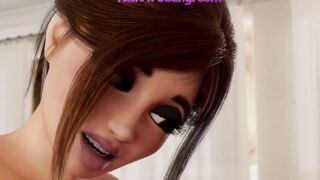 Petite Anal Virgin Filled With Huge Dildo Training For Big Daddy's Hardcore Fucking
