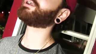Beard-Fucking Threesome - Big Dick Pornstar Joel Lawler Fucks Two Guys