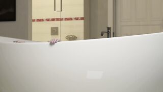 Anal Riding Cowgirl - Sexual Adventure with Busty Blonde in Lingerie