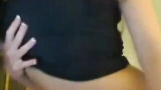 Oiled Amateur Big Tits Brunette Webcam Show