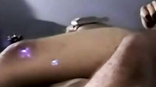 Cute Amateur jerks hairy cock and cums with wild satisfaction