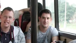 Public Bus Gangbang Fucking and Spanking in Berlin Rough Anal Sex and Blowjob
