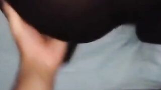 Nerdy Girl Sucks and Fucks in a Car