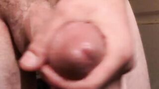 Straight amateur talks dirty while jerking solo on cam