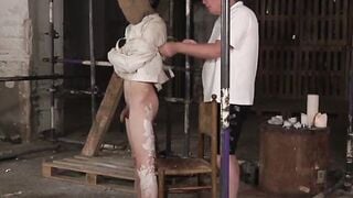 Danny Bianchiâs hot cum spills over masterâs fingers