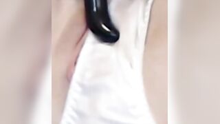 Amateur Squirts in Panties on Webcam