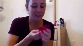 Amateur Striptease with a Funny Twist