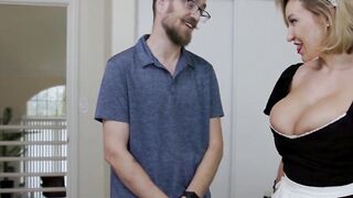 Fucking my horny MILF maid while husband is out